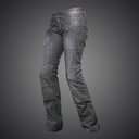 4SR dámske kevlarové moto džínsy Jeans Lady Star Grey