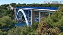 Most Morinje - Testujeme KTM 790 Adventure a Adventure R 2019 v Chorvátsku