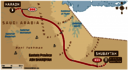Dakar 2020 - 10. etapa -  Haradh - Shubaytah - mapa
