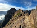 Pešia túra z Pico Arieiro na Pico Ruivo.