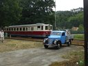 spoločné foto kokoľajového a cestného veterána