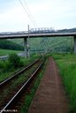 železnica Rudno nad Hronom a vedľa nej R1 internet