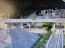 Nová Baňa most ponad železnicu a pripojenie na R1 internet