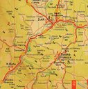 mapka pôvodnej cesty Tekovská Breznica - Hronská Dúbrava