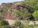 Skalná stena kaňonu Gorges du Daluis