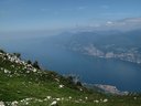 Pohľad na Lágo z opačnej strany - z Monte Baldo