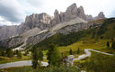 Cestou na Passo di Gardena