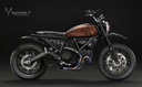 Ducati Scrambler Oxidated metal and carbon fiber