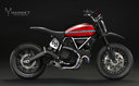 Ducati Scrembler Carbon fiber rearmono coque