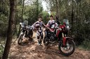 Marc Marquez a Joan Barreda testovali novú Honda CRF1000L Africa Twin 2015