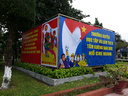 Budovateľské billboardy v Nha Trang