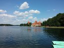 Vodný hrad Trakai. Litva