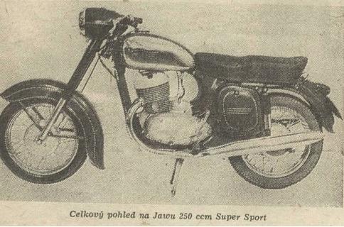 Jawa 250 typ 353.07 Super Sport (Kývačka) 1962