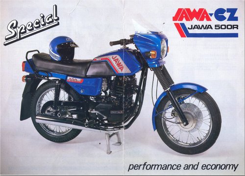 Jawa 500R typ 826 Rotax 1987