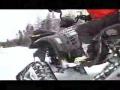 Polaris ATV 6x6 v hlbokom snehu