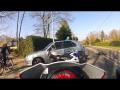 Nehoda Suzuki GSXR - nedanie prednosti (natočené dvoma kamerami)