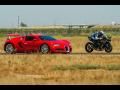 Kawasaki H2R vs Bugatti Veyron - šprint na 1/2 míle