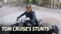 Tom Cruise predvádza stunt kúsky na motorke 